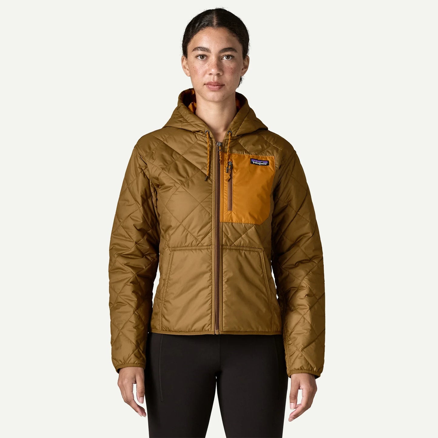 Women's Diamond Quilted Bomber Hoody - US 8259