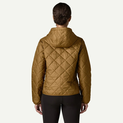 Women's Diamond Quilted Bomber Hoody - US 8031