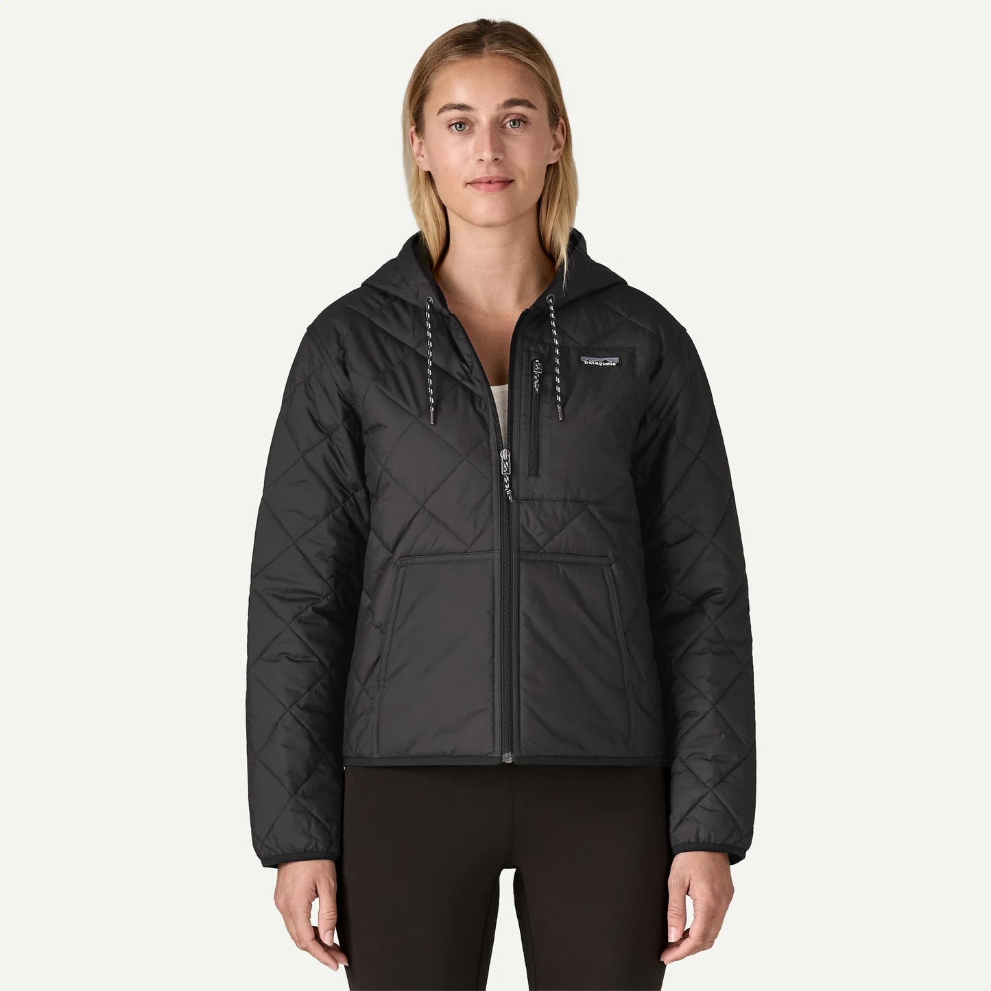 Women's Diamond Quilted Bomber Hoody - US 8050