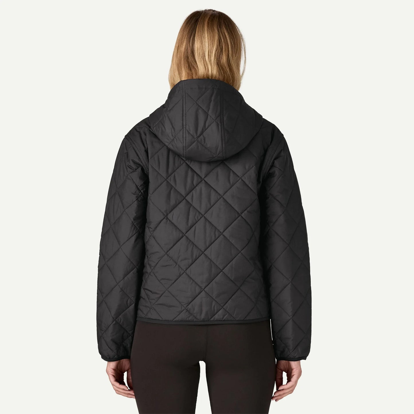 Women's Diamond Quilted Bomber Hoody - US 8050