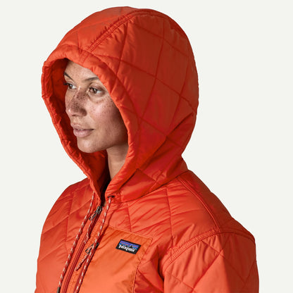 Women's Diamond Quilted Bomber Hoody - US 8642