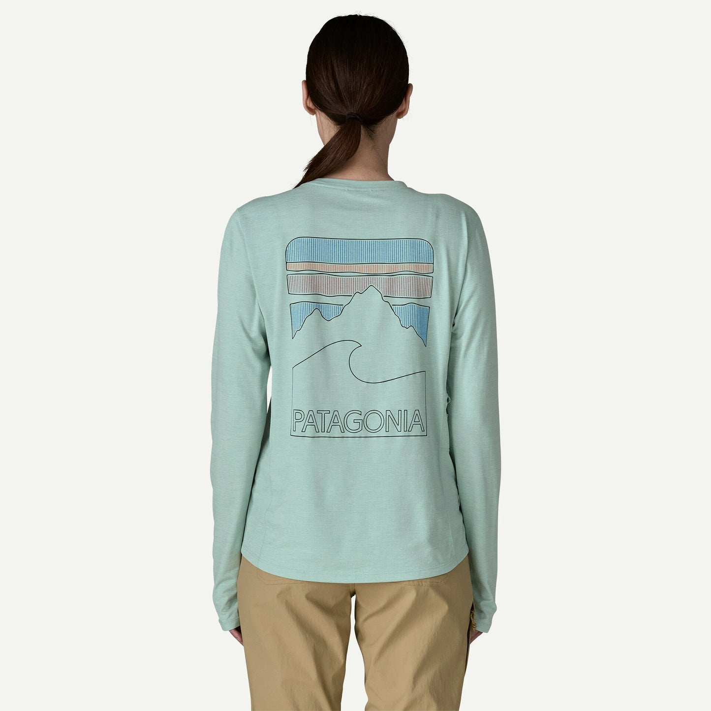 Women's Long-Sleeved Capilene® Cool Sun Shirt - Peak Visions - US 6411