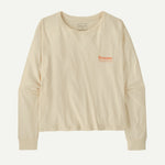 Women's Long-Sleeved Water People Banner Easy-Cut T-Shirt - US 8909