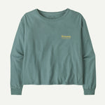 Women's Long-Sleeved Water People Banner Easy-Cut T-Shirt - US 6996