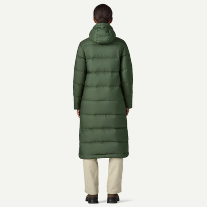 Women's Silent Down Long Parka - US 3705