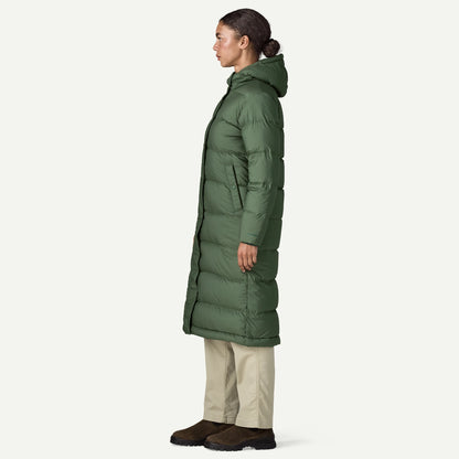 Women's Silent Down Long Parka - US 3705
