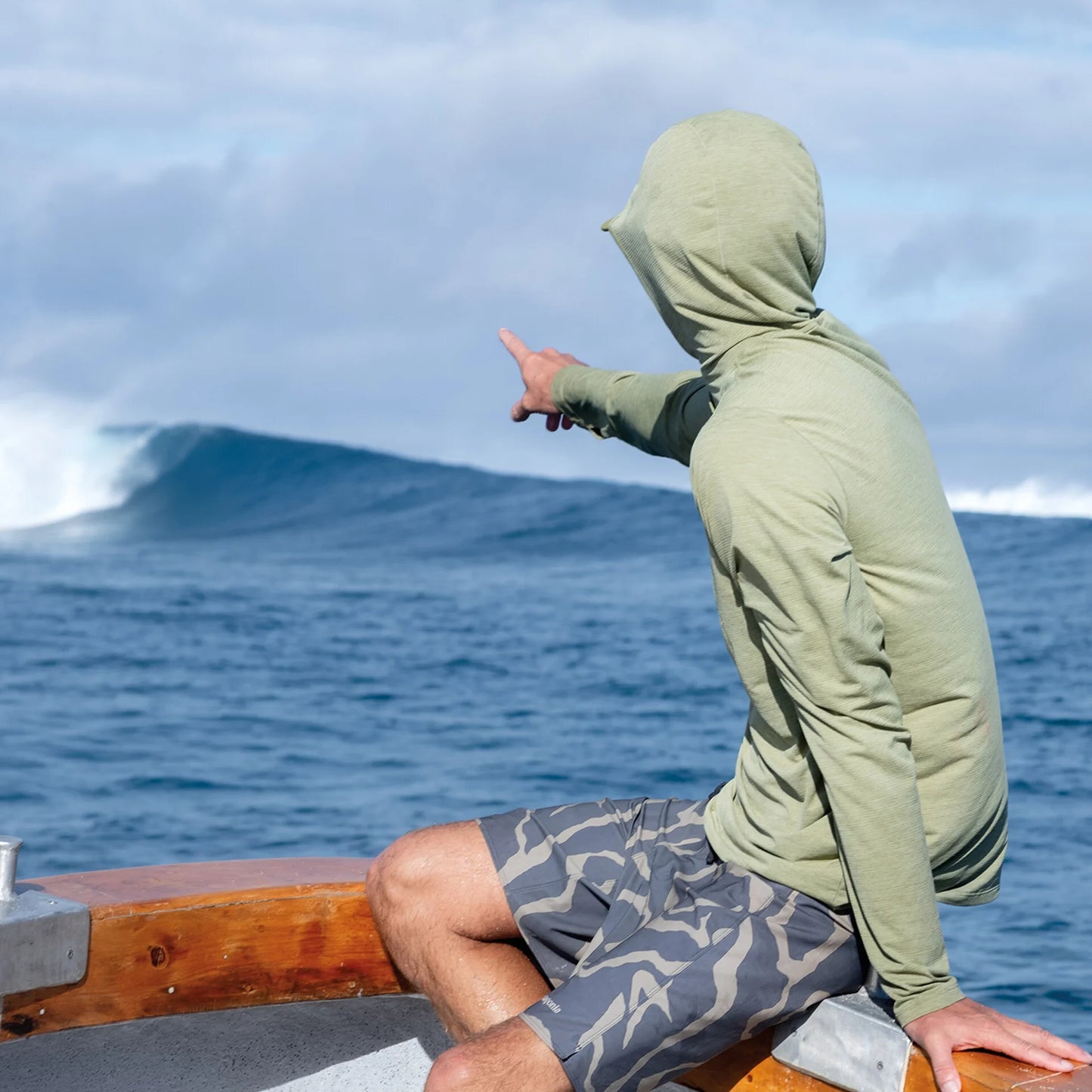Men's Capilene® Cool Sun Hoody - Cloud Crag Crest - US 6803