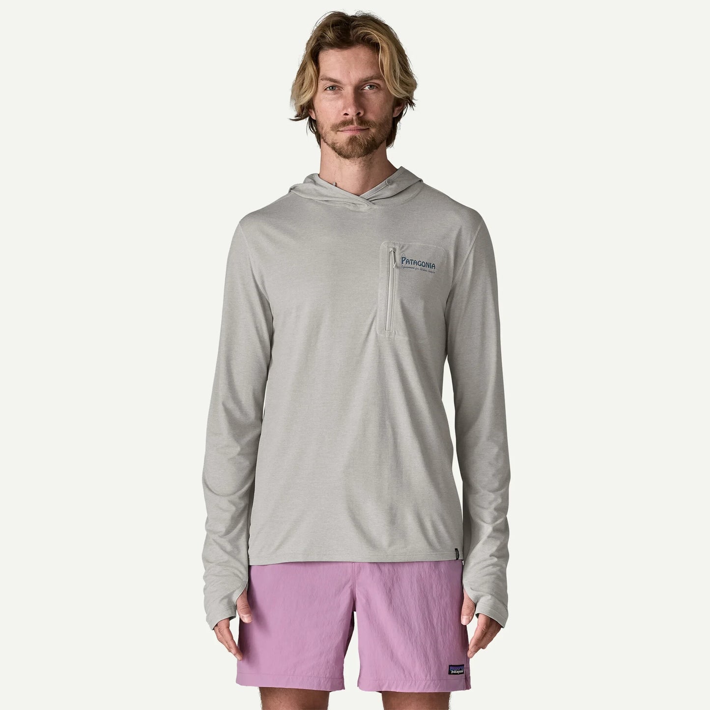 Men's Capilene® Cool Sun Hoody - Water People Banner - US 3398